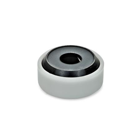 GN-6311.1-Thrust-pads-Steel-blackened-K-Thrust-pad-surface-plane-with-plastic-cap