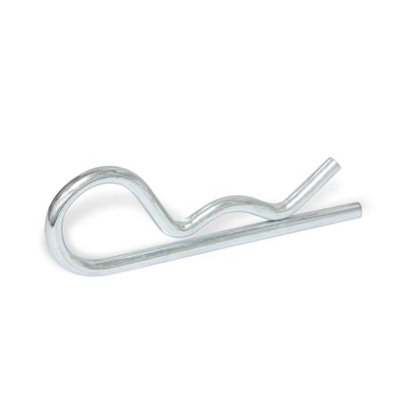 GN-1024-Spring-cotter-pins-Steel-E-With-single-winding