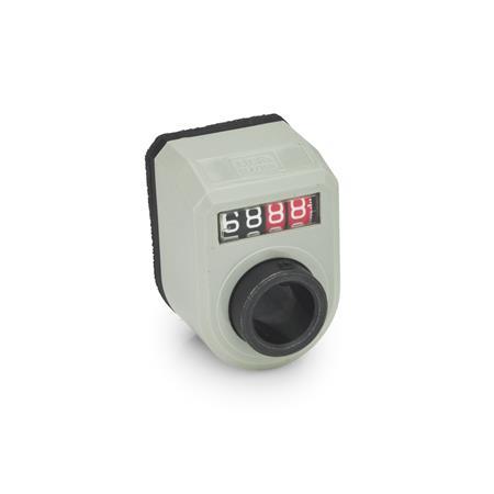 GN-954-Position-Indicators-4-Digits-Digital-Indication-Mechanical-Counter-Hollow-Shaft-Steel-GR-Gray-RAL-7035-In-the-front-above