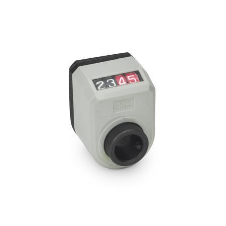 GN-954-Position-Indicators-4-Digits-Digital-Indication-Mechanical-Counter-Hollow-Shaft-Steel-GR-Gray-RAL-7035-On-the-chamfer-above