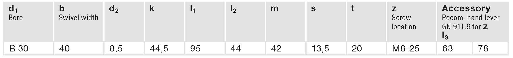 GN 278.9 spec GN 278.9 spec