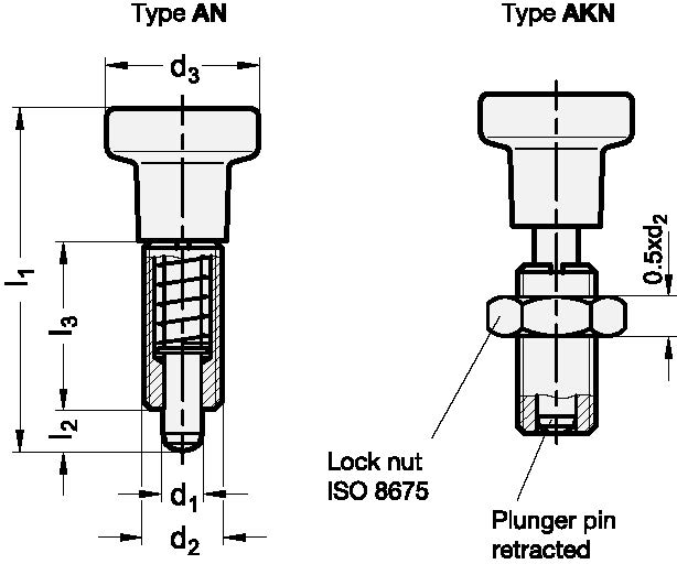 GN-613-Stainless-Steel-Indexing-plungers-sketch GN-613-Stainless-Steel-Indexing-plungers-sketch