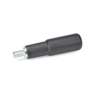 GN-798-Revolving-Handles-Spindle-Steel-Zinc-Plated-KT-Plastic