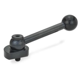GN-918-Eccentrical-cams-radial-clamping-Steel-KV-With-ball-lever-angular-serration-R-By-clockwise-rotation-drawn-version