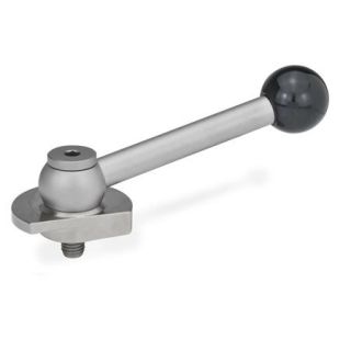 GN-918.7-Clamping-bolts-downward-clamping-Stainless-Steel-KV-With-ball-lever-angular-serration-L-By-anti-clockwise-rotation