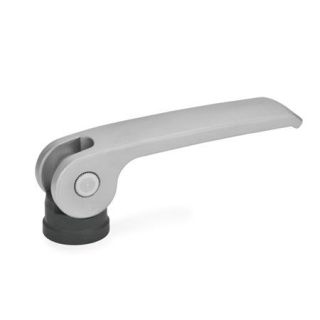 GN-927.5-Clamping-levers-with-eccentrical-cam-with-internal-thread-lever-Stainless-Steel-B-Plastic-contact-plate-without-setting-nut