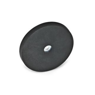 GN-51.4-Retaining-magnets-with-bore-with-rubber-jacket-SW-Black