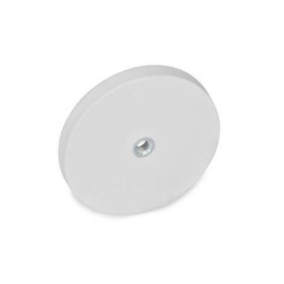 GN-51.5-Retaining-magnets-with-female-thread-with-rubber-jacket-WS-White