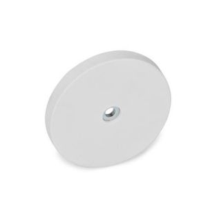 GN-51.4-Retaining-magnets-with-bore-with-rubber-jacket-WS-White