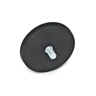 GN-51.3-Retaining-magnets-with-threaded-stud-with-rubber-jacket-SW-Black