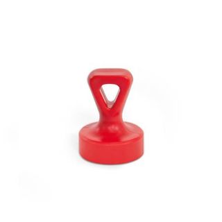 GN-53.3-Magnets-Disk-Shaped-with-Handle-with-Plastic-Housing-B-With-eyelet-RT-Red-RAL-3031