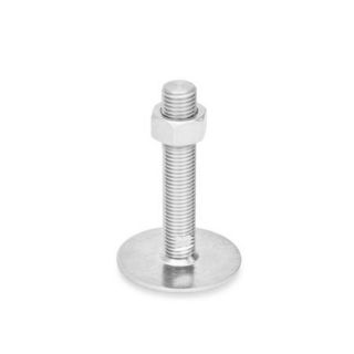 GN-41-Stainless-Steel-Levelling-feet-Material-no.-AISI-304-A2-D0-Without-rubber-pad-TK-With-nut-wrench-flat-at-the-bottom