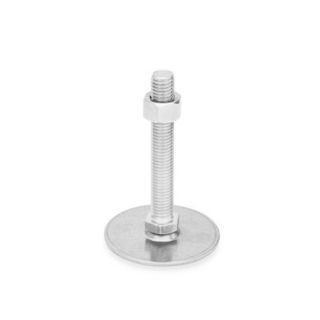GN-41-Stainless-Steel-Levelling-feet-Material-no.-AISI-304-A2-D0-Without-rubber-pad-SK-With-nut-external-hexagon-at-the-bottom
