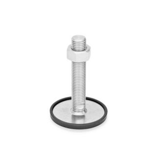 GN-41-Stainless-Steel-Levelling-feet-Material-no.-AISI-304-A2-D1-With-rubber-pad-clipped-on-black-TK-With-nut-wrench-flat-at-the-bottom