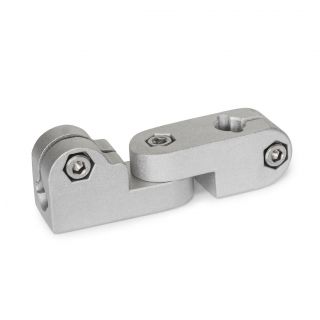 GN-283-Swivel-clamp-connector-joints-Aluminum-BL-Blasted-matt
