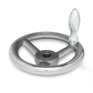 GN-950.1-Handwheels-with-large-hub-Cast-iron-With-keyway-With-revolving-handle