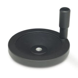GN-323-Disk-Handwheels-Black-Powder-Coated-With-revolving-handle-Without-keyway