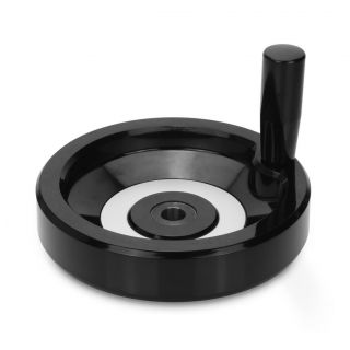 GN-520.1-Disk-Handwheels-Plastic-Bushing-Steel-With-revolving-handle-Without-keyway