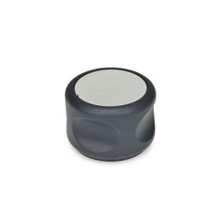 GN-624.5-Softline-control-knobs-plastic-bushing-Stainless-Steel-DGR-Gray-RAL-7035-matte-finish