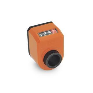 GN-954-Position-Indicators-4-Digits-Digital-Indication-Mechanical-Counter-Hollow-Shaft-Steel-On-the-chamfer-above-OR-Orange-RAL-2004