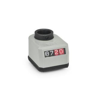 GN-954-Position-Indicators-4-Digits-Digital-Indication-Mechanical-Counter-Hollow-Shaft-Steel-On-the-chamfer-below-GR-Gray-RAL-7035