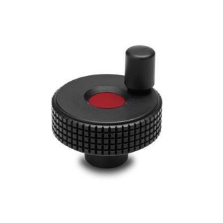 GN-735-Control-handwheels-Plastic-colored-cover-cap-DRT-Red-RAL-3000-matte-finish