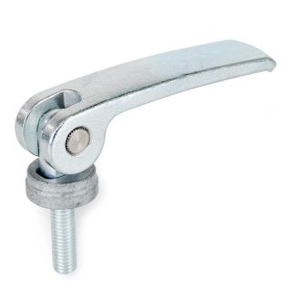 GN-927.2-Clamping-Levers-with-Eccentrical-Cam-with-Threaded-Stud-Lever-Steel-Steel-contact-plate-without-setting-nut