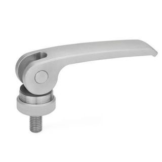 GN-927.5-Clamping-levers-with-eccentrical-cam-with-threaded-stud-lever-Stainless-Steel-Plastic-contact-plate-with-setting-nut