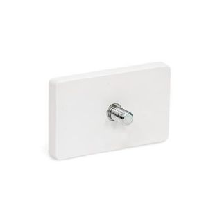 GN-57.3-Retaining-Magnets-Neodymium-Iron-Boron-NdFeB-with-Threaded-Stud-with-Rubber-Jacket-With-1-threaded-stud-WS-White