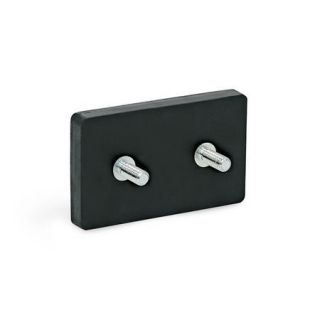 GN-57.3-Retaining-Magnets-Neodymium-Iron-Boron-NdFeB-with-Threaded-Stud-with-Rubber-Jacket-With-2-threaded-studs-SW-Black